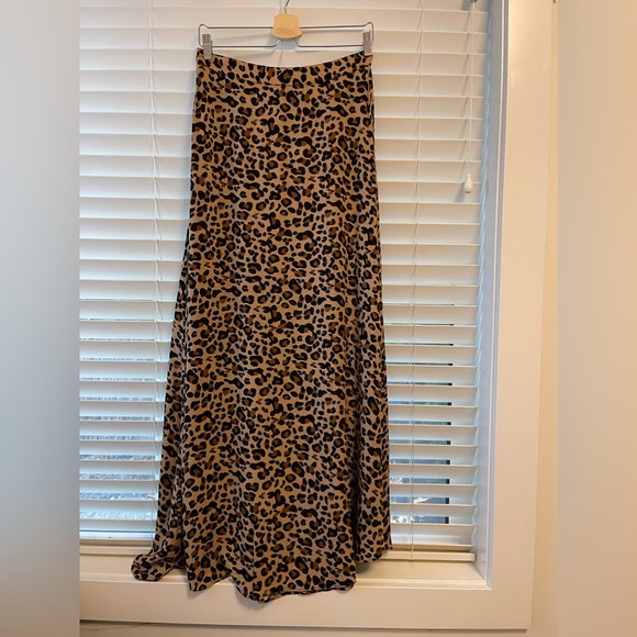NEW XIX Palms Leopard Maxi Skirt - Picture 4 of 5